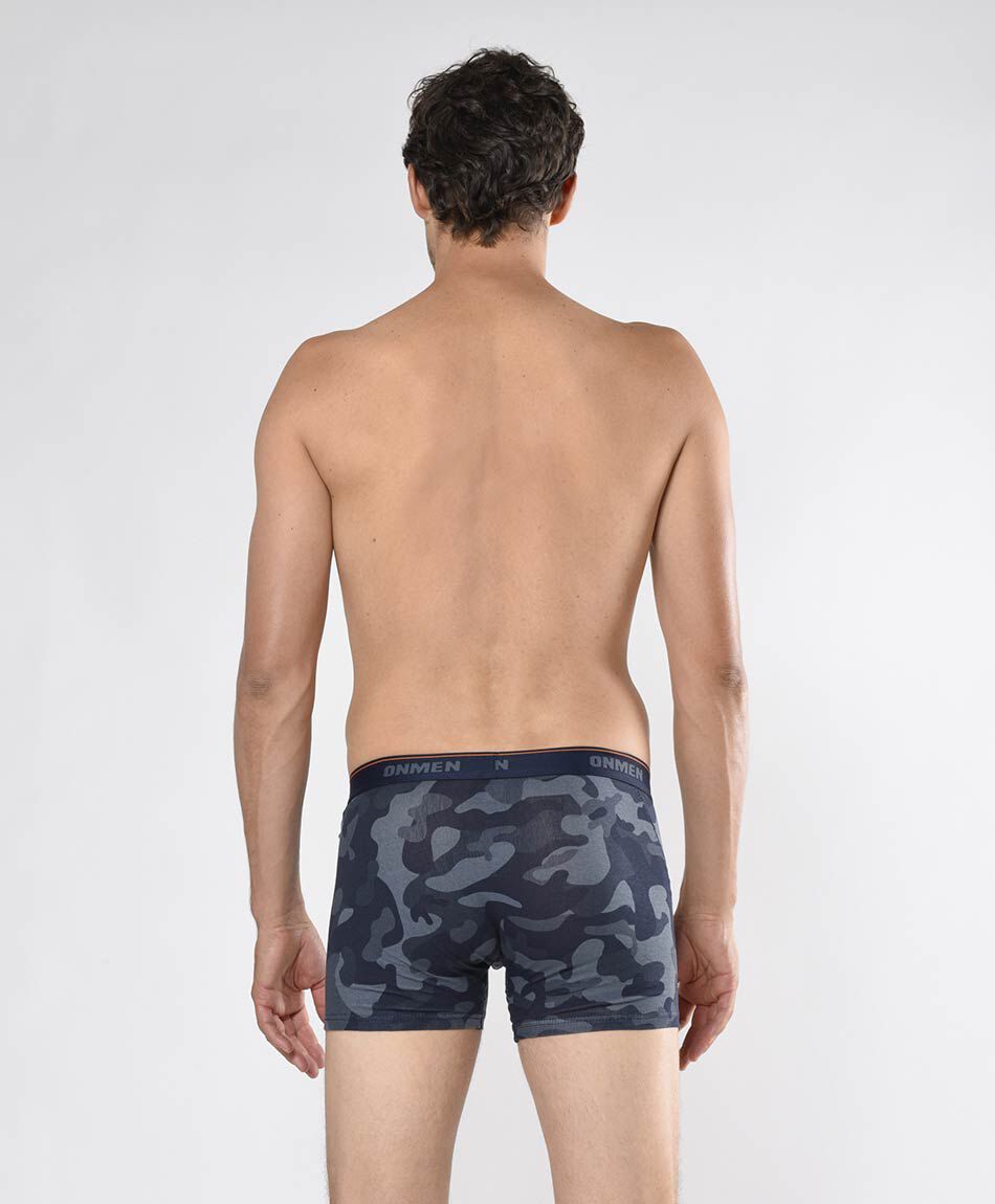 Pack 2 boxer hombre camuflaje y l&iacute;neas