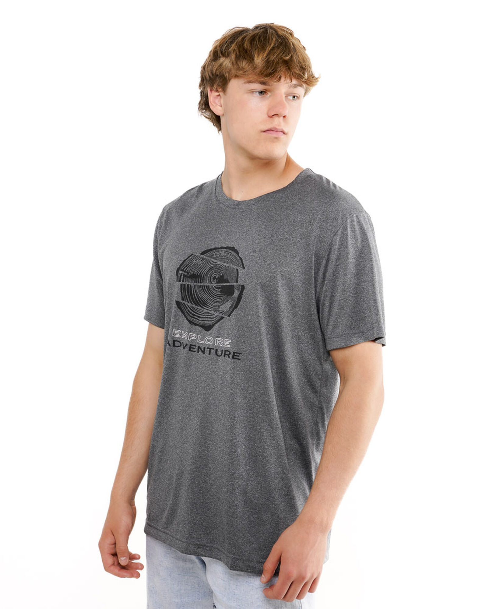 Polera hombre dry ft print tronco Polera hombre dry ft print tronco