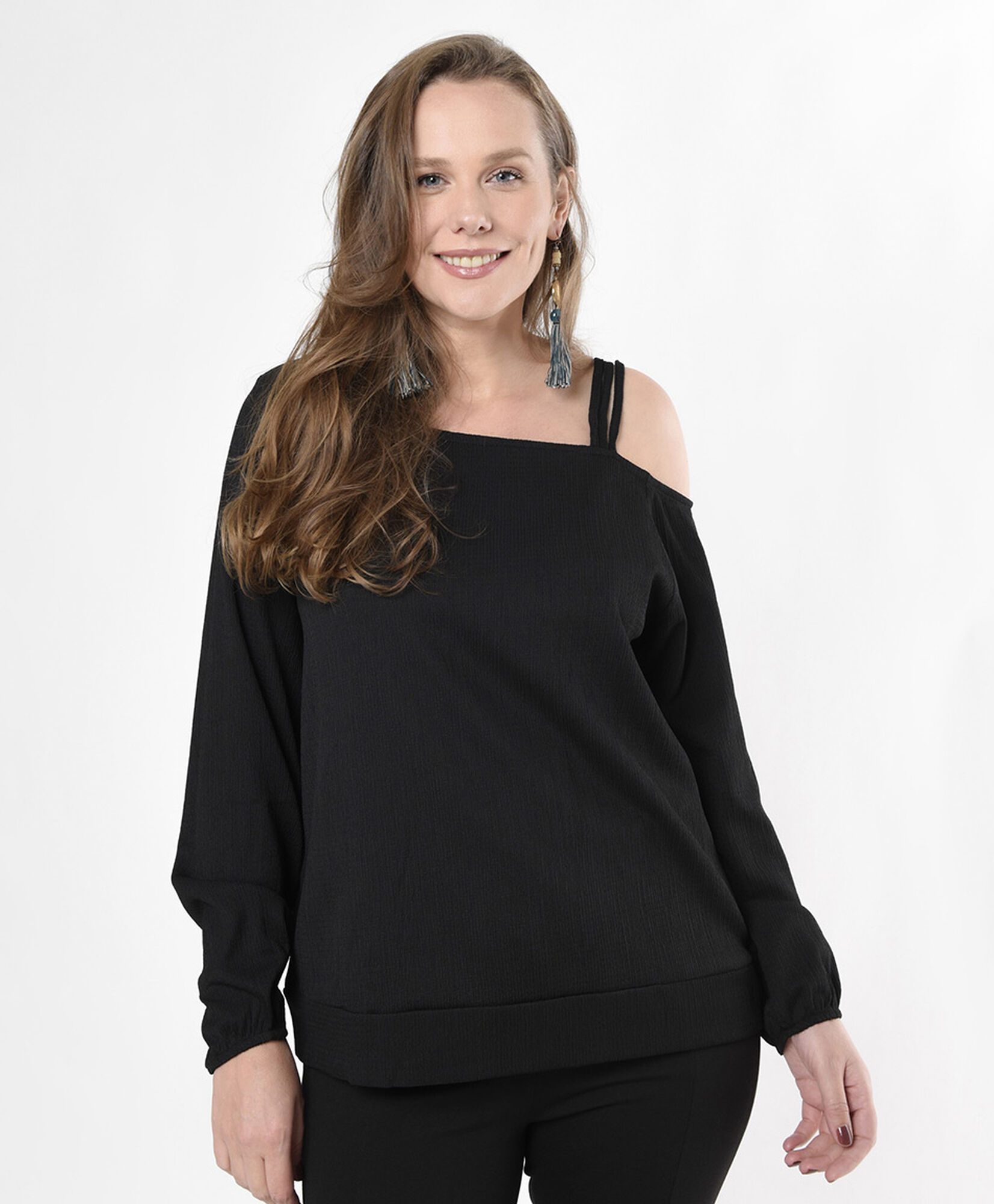 Polera mujer hombro descubierto Polera mujer hombro descubierto