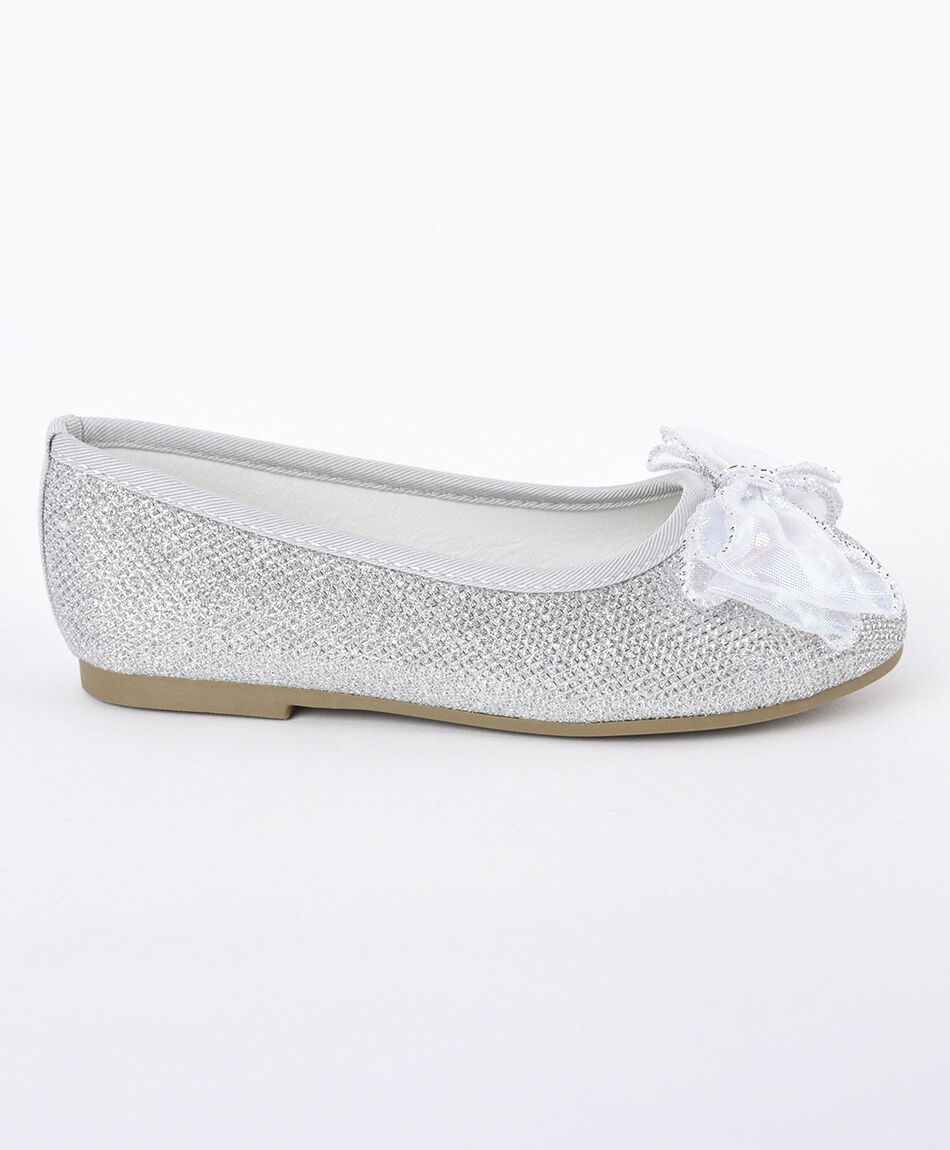 Ballerina infantil brillos y lazo