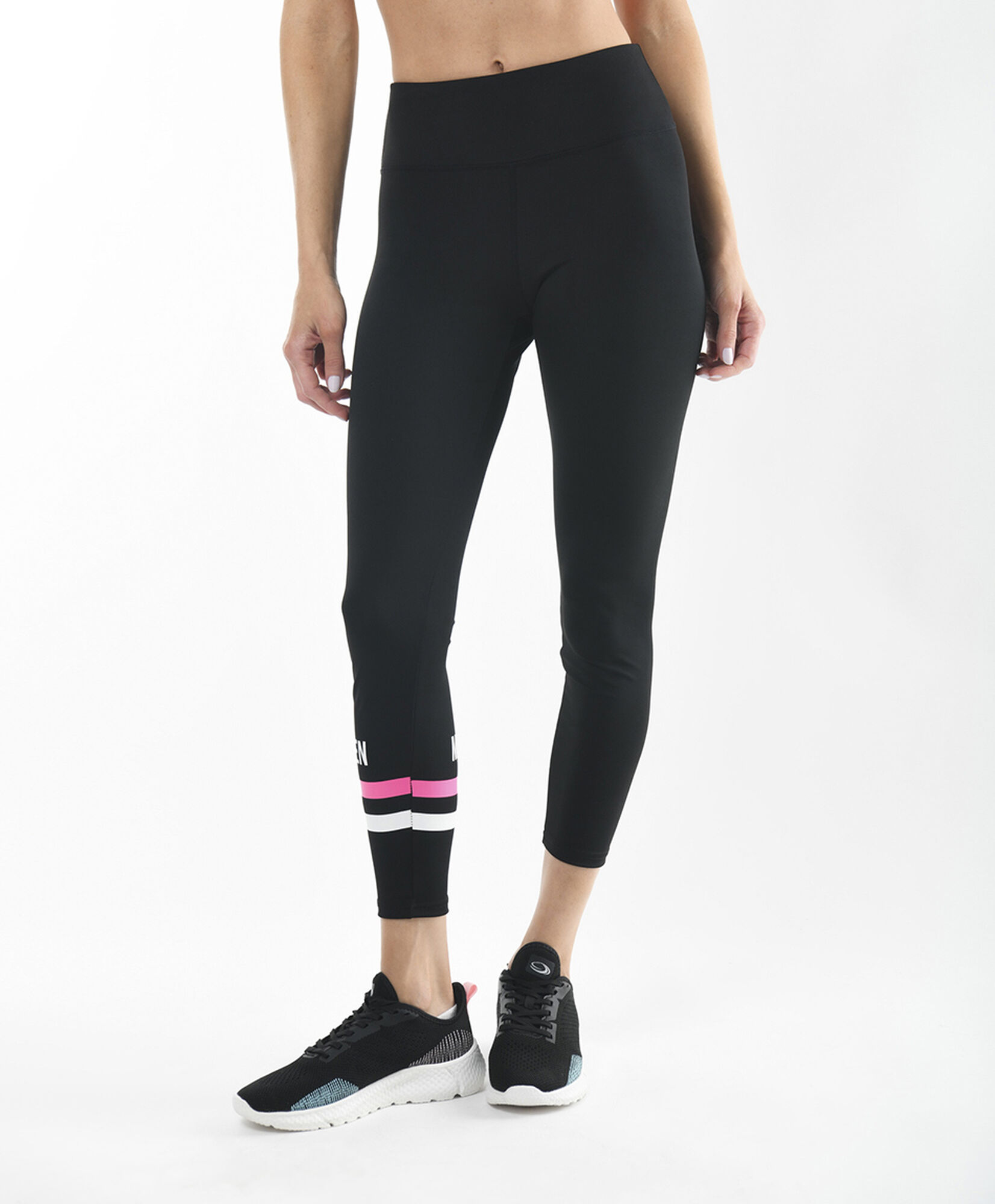 Calza mujer texto tiro alto Calza mujer texto tiro alto