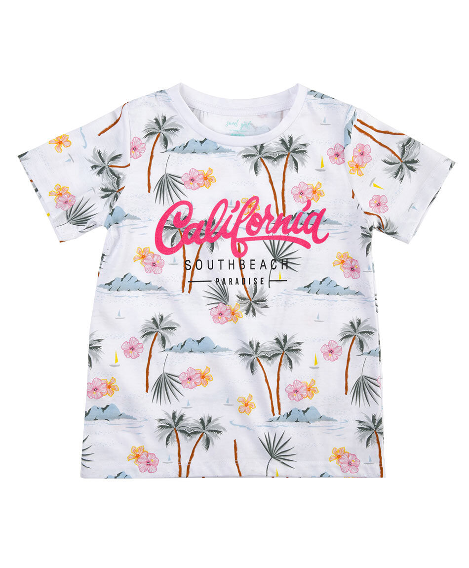 Polera niña playa