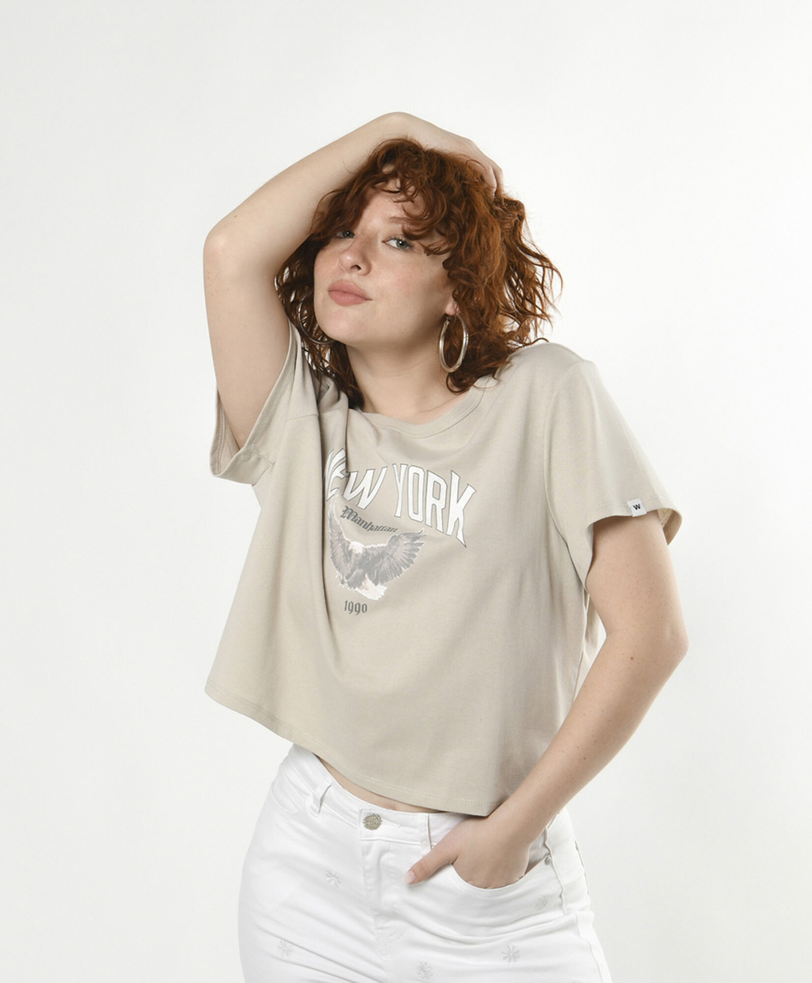 Polera mujer estampado new york Polera mujer estampado new york
