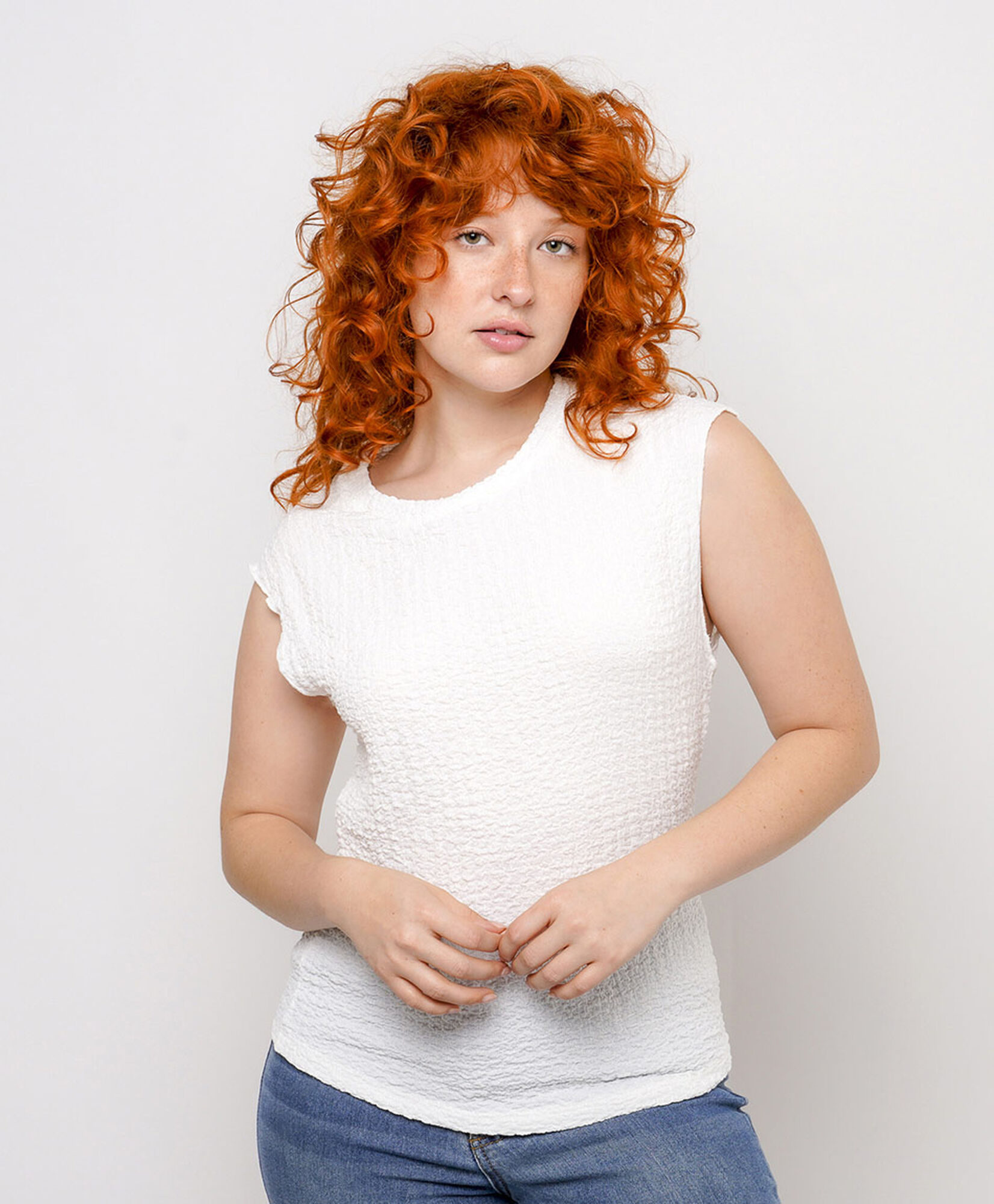Polera mujer tejido texturizado Polera mujer tejido texturizado