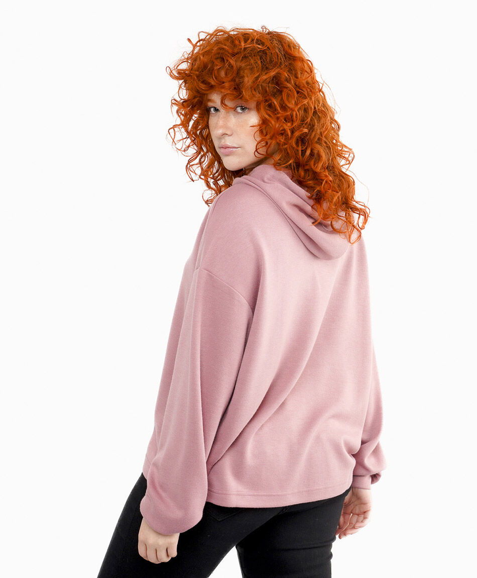 Poler&oacute;n mujer liso pink