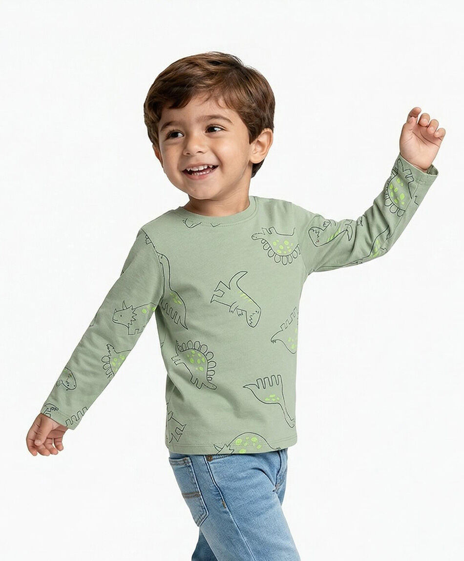 Polera beb&eacute; dinosaurios