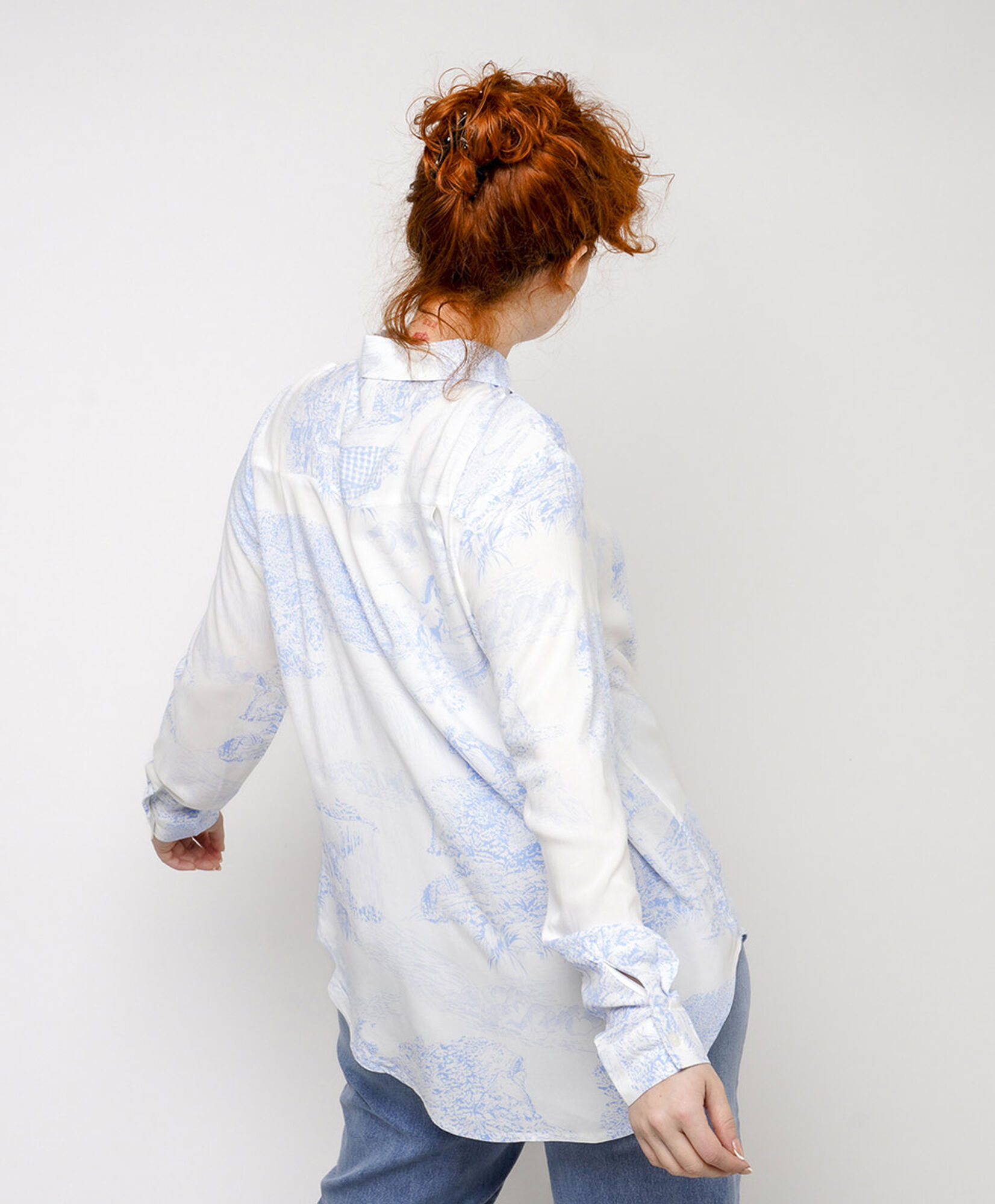 Blusa mujer estampado paisaje Blusa mujer estampado paisaje