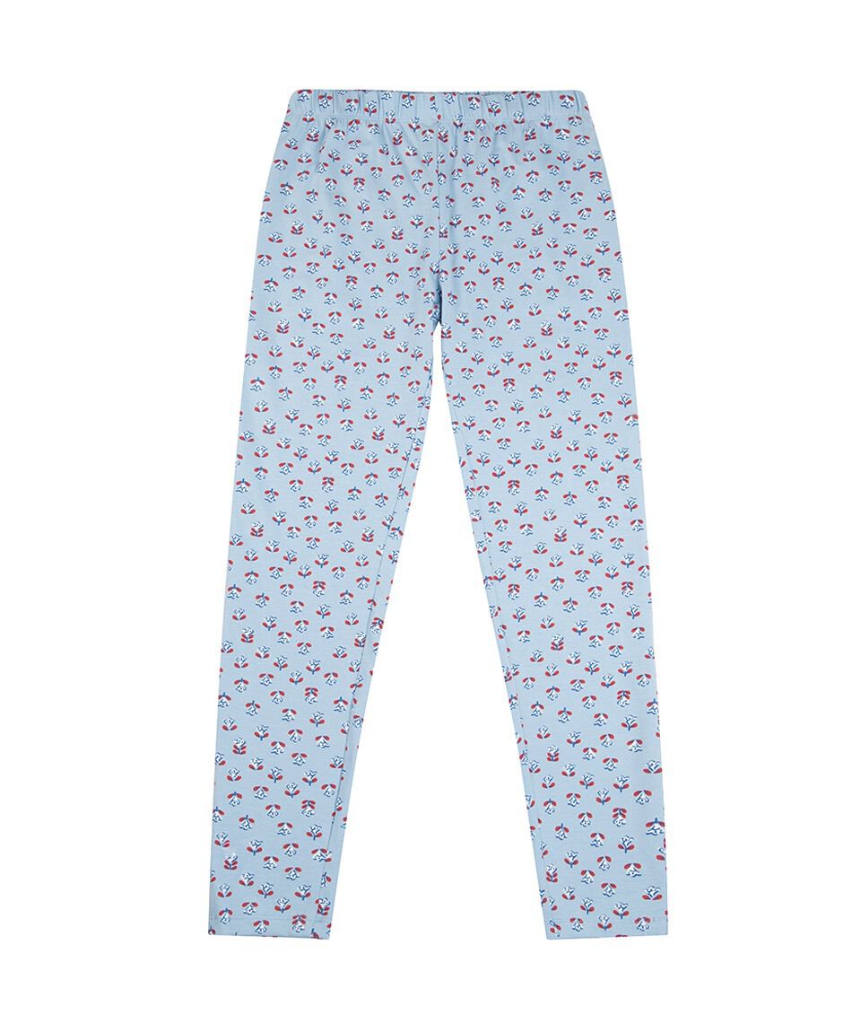 Pack 2 leggins ni&ntilde;a florcitas