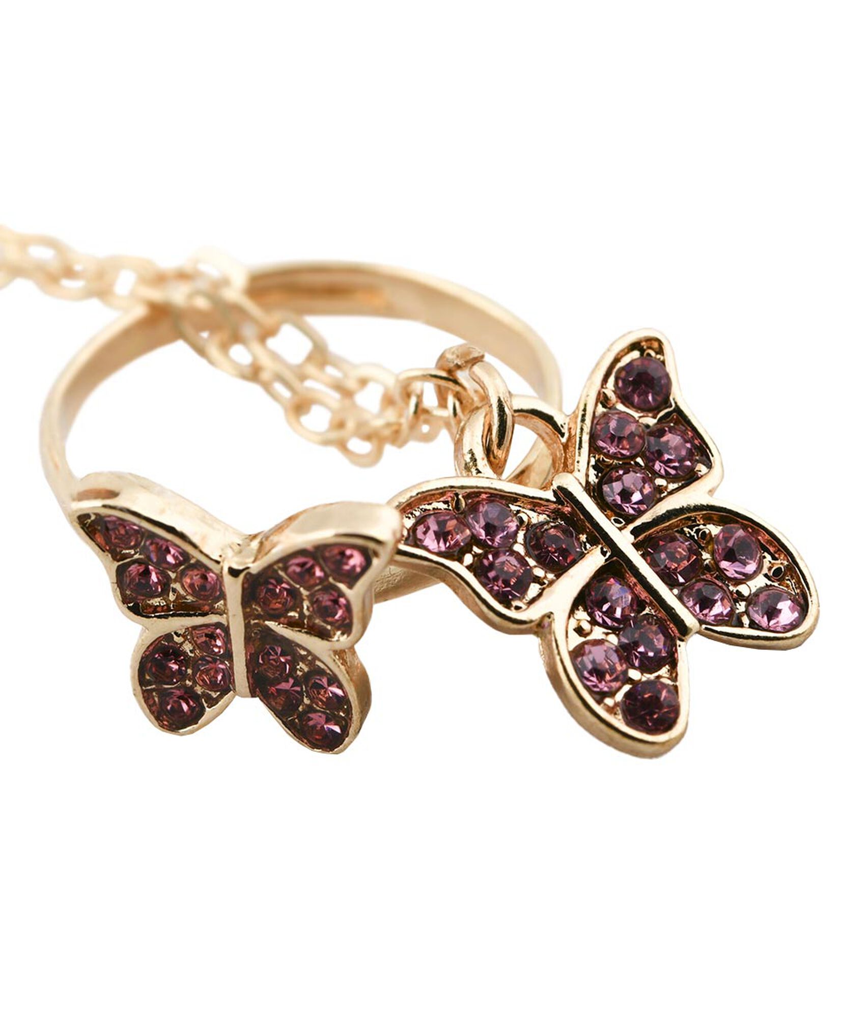 Set collar + anillo mariposa 2 piezas Set collar + anillo mariposa 2 piezas