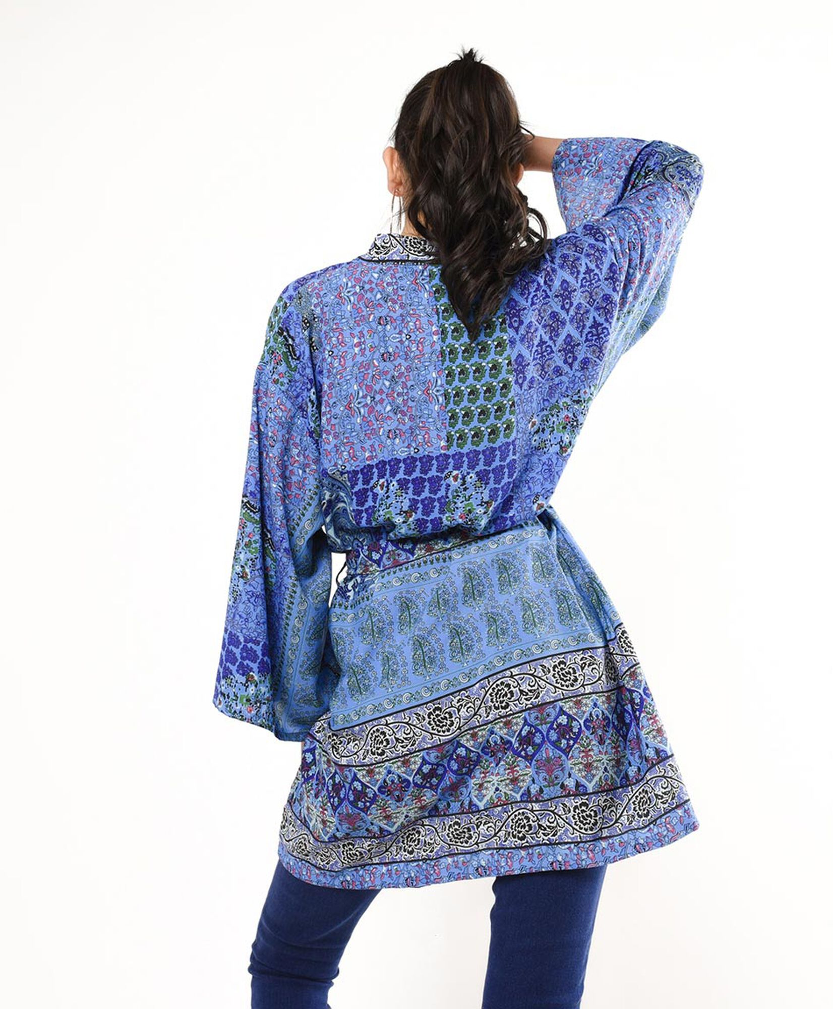 Kimono mujer estampado patch Kimono mujer estampado patch