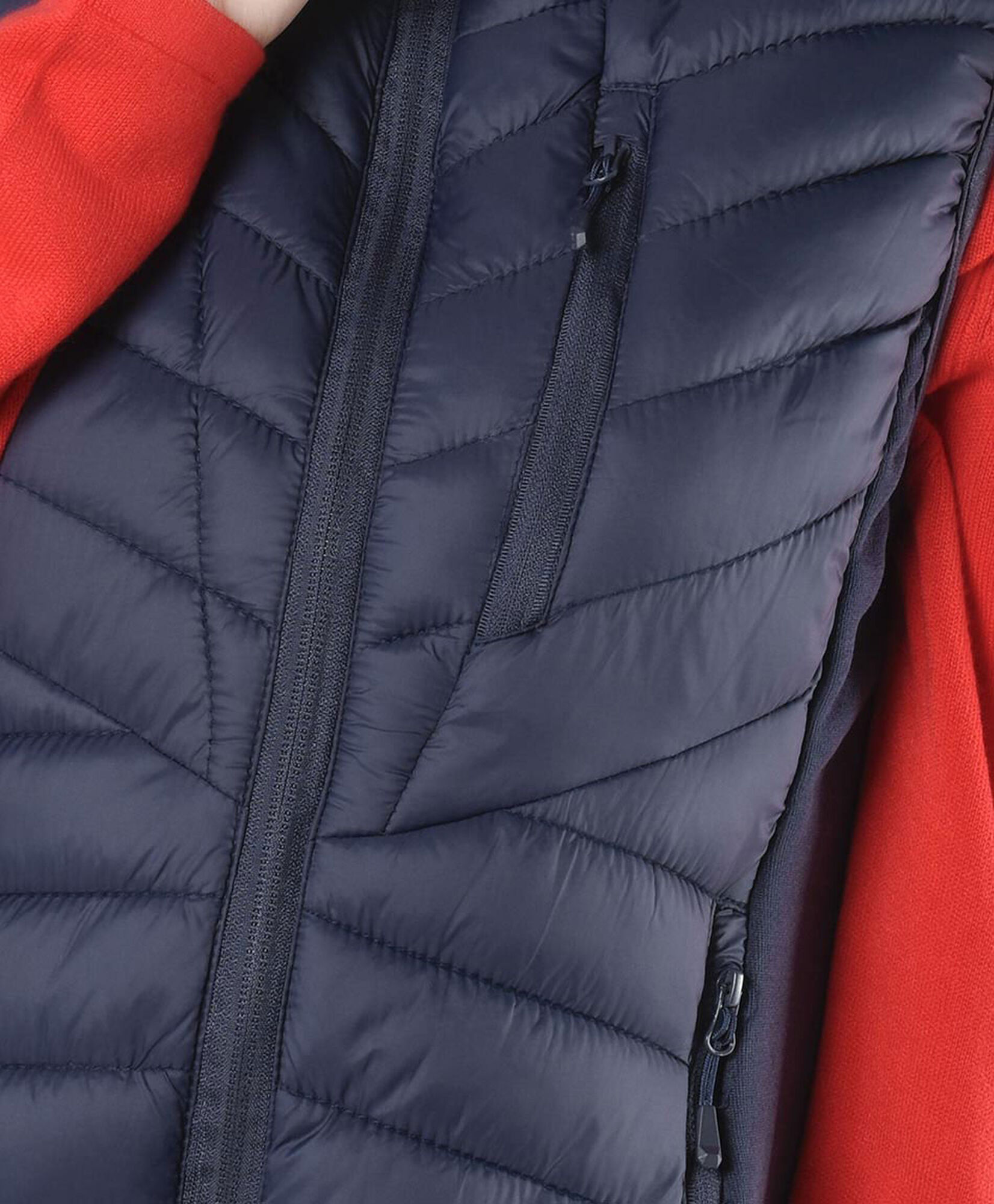 Parka mujer mix sin mangas Parka mujer mix sin mangas