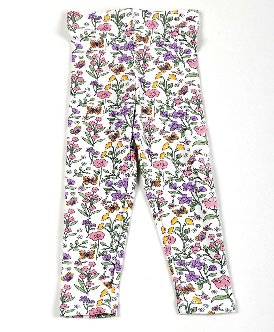 Leggins bebé floreadas