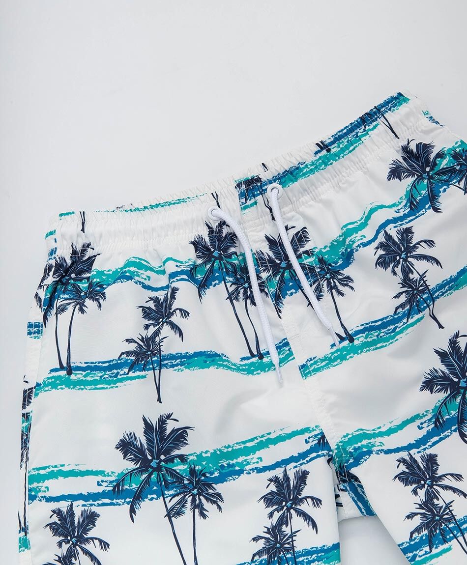 Traje de ba&ntilde;o ni&ntilde;o palmeras