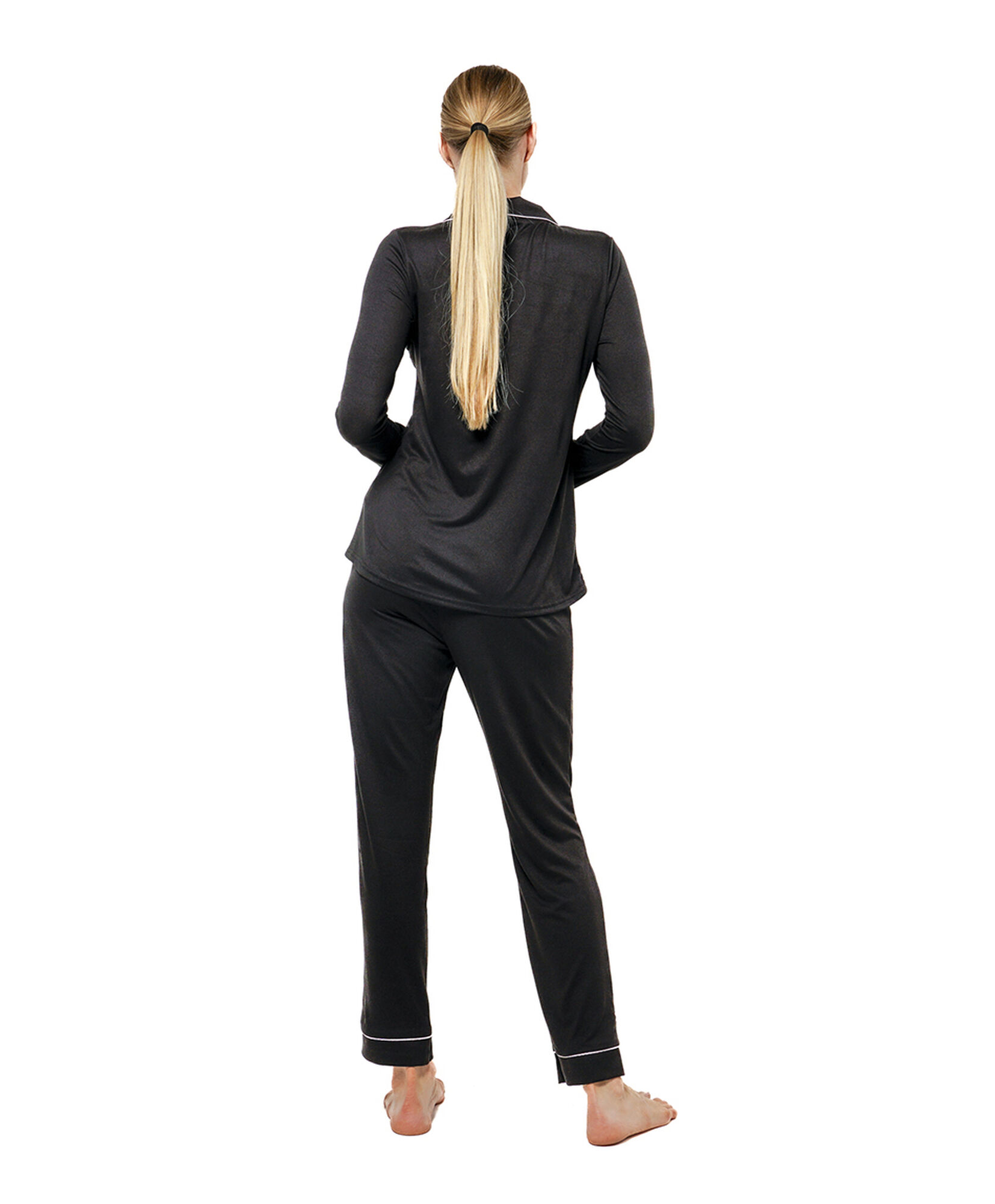 Pijama mujer camisero piping Pijama mujer camisero piping