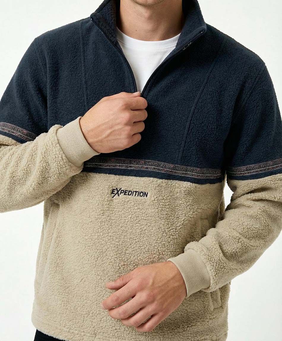 Chaqueta hombre heavy fleece