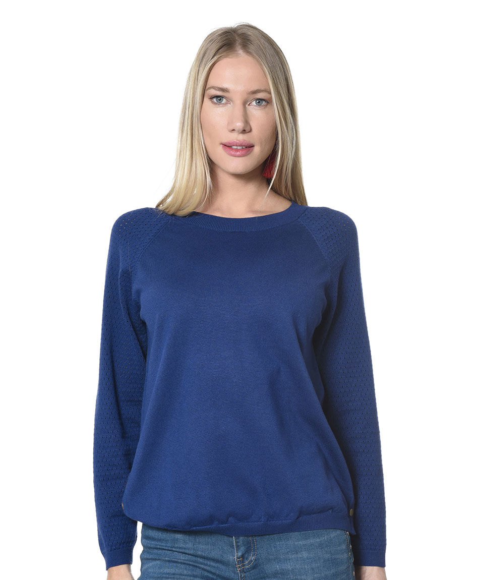 Sweater manga calada