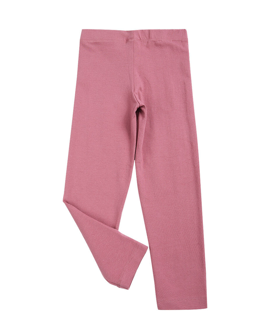 Leggins beb&eacute; arco bordado rosado