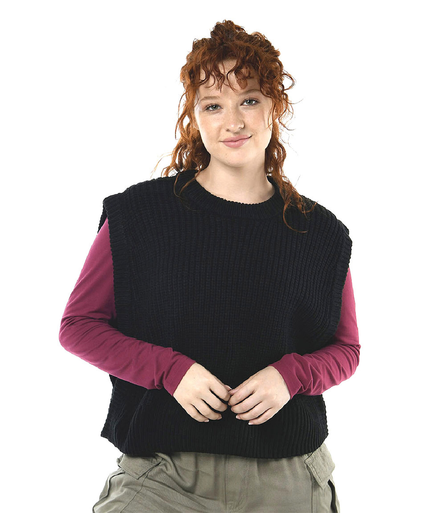 Sweater mujer sin mangas Sweater mujer sin mangas