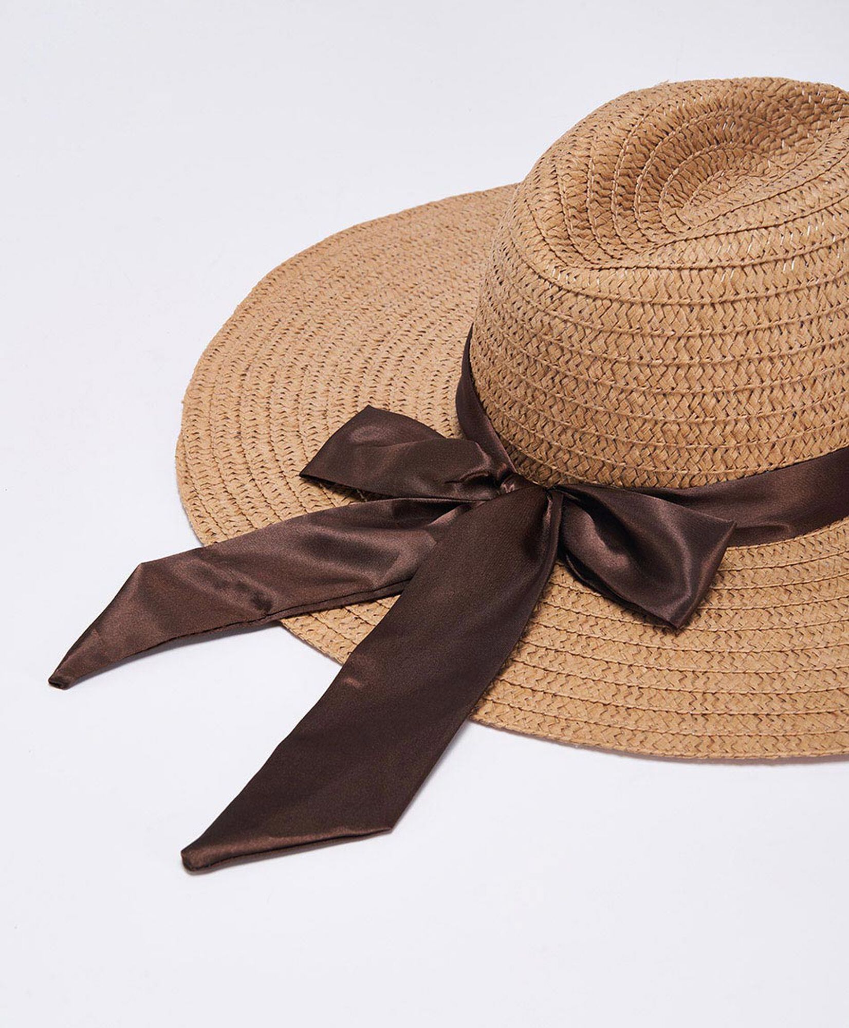 Sombrero mujer cinta café Sombrero mujer cinta café