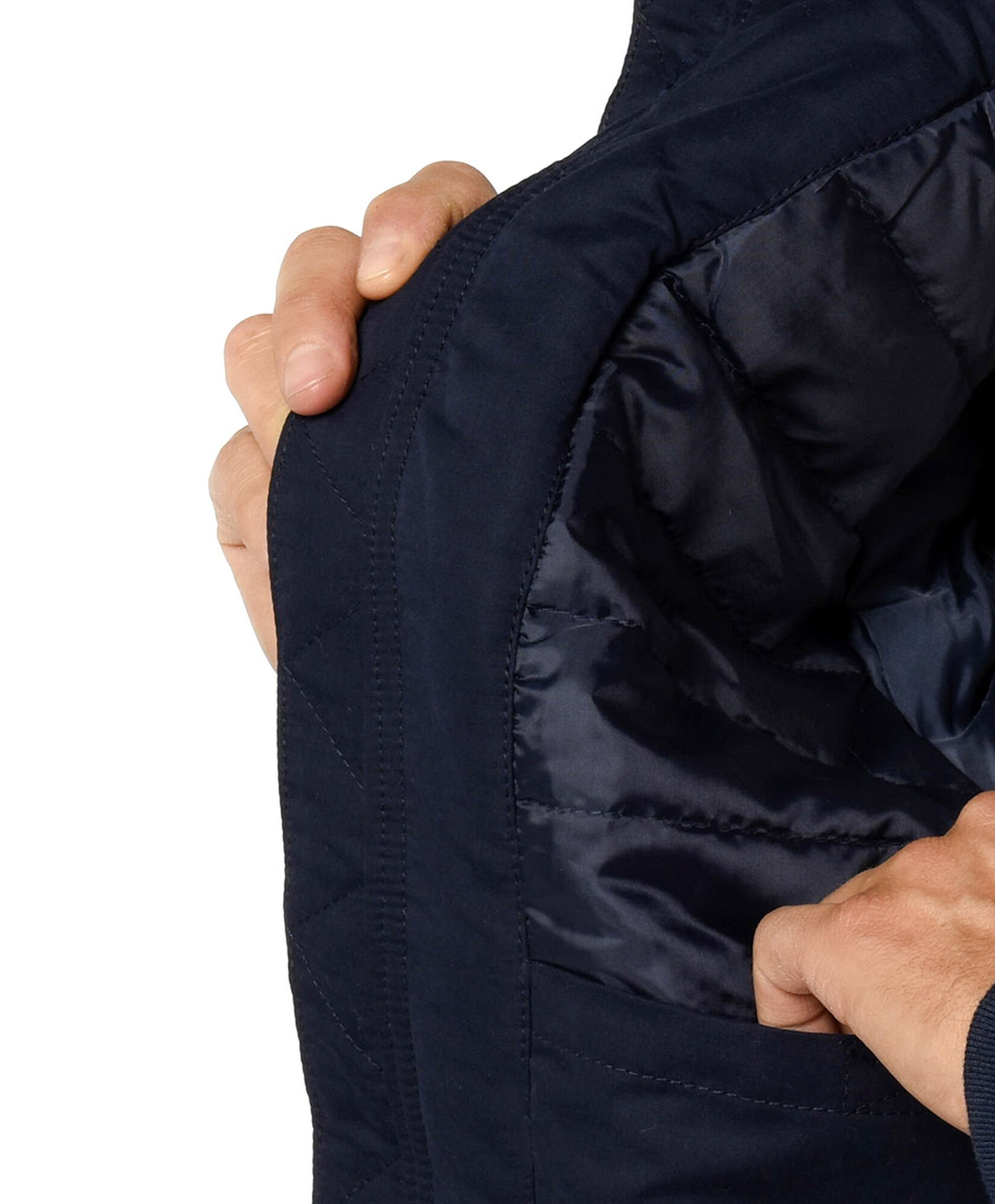 Parka hombre detalles rojos Parka hombre detalles rojos