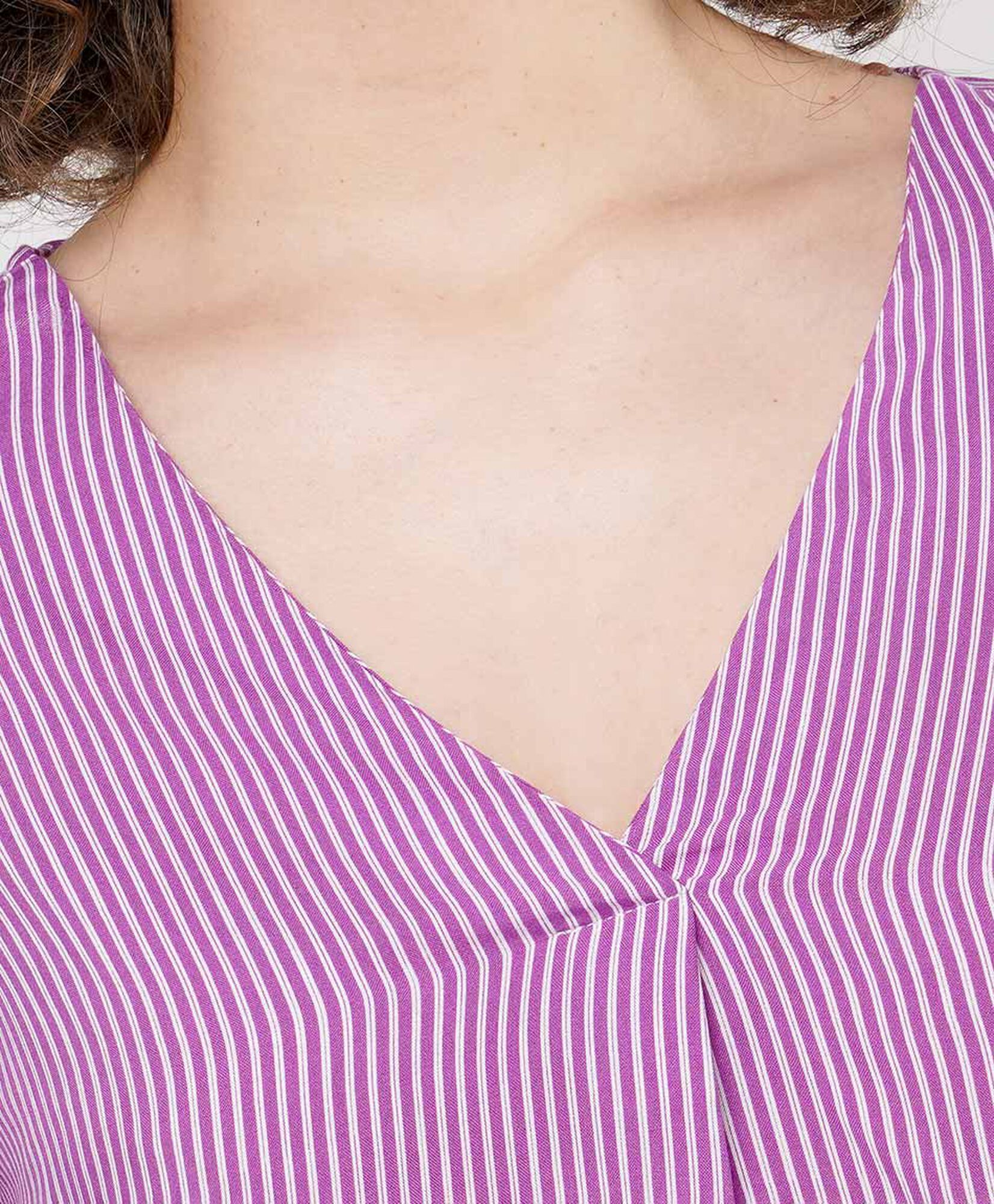 Blusa mujer líneas media manga Blusa mujer líneas media manga
