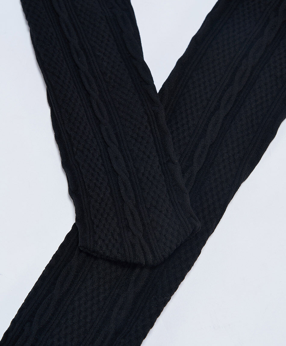 Panty mujer jacquard trenzas