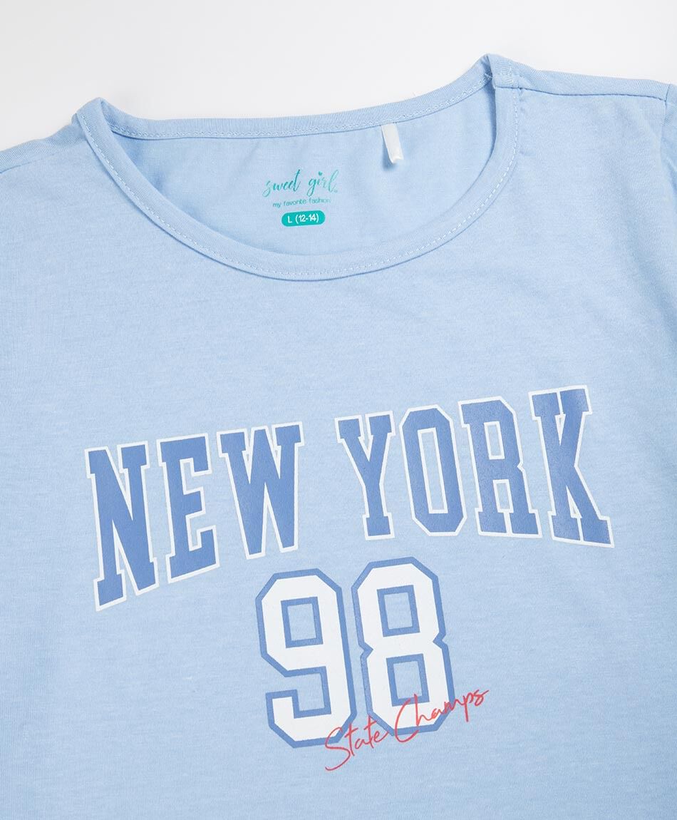 Polera ni&ntilde;a new york