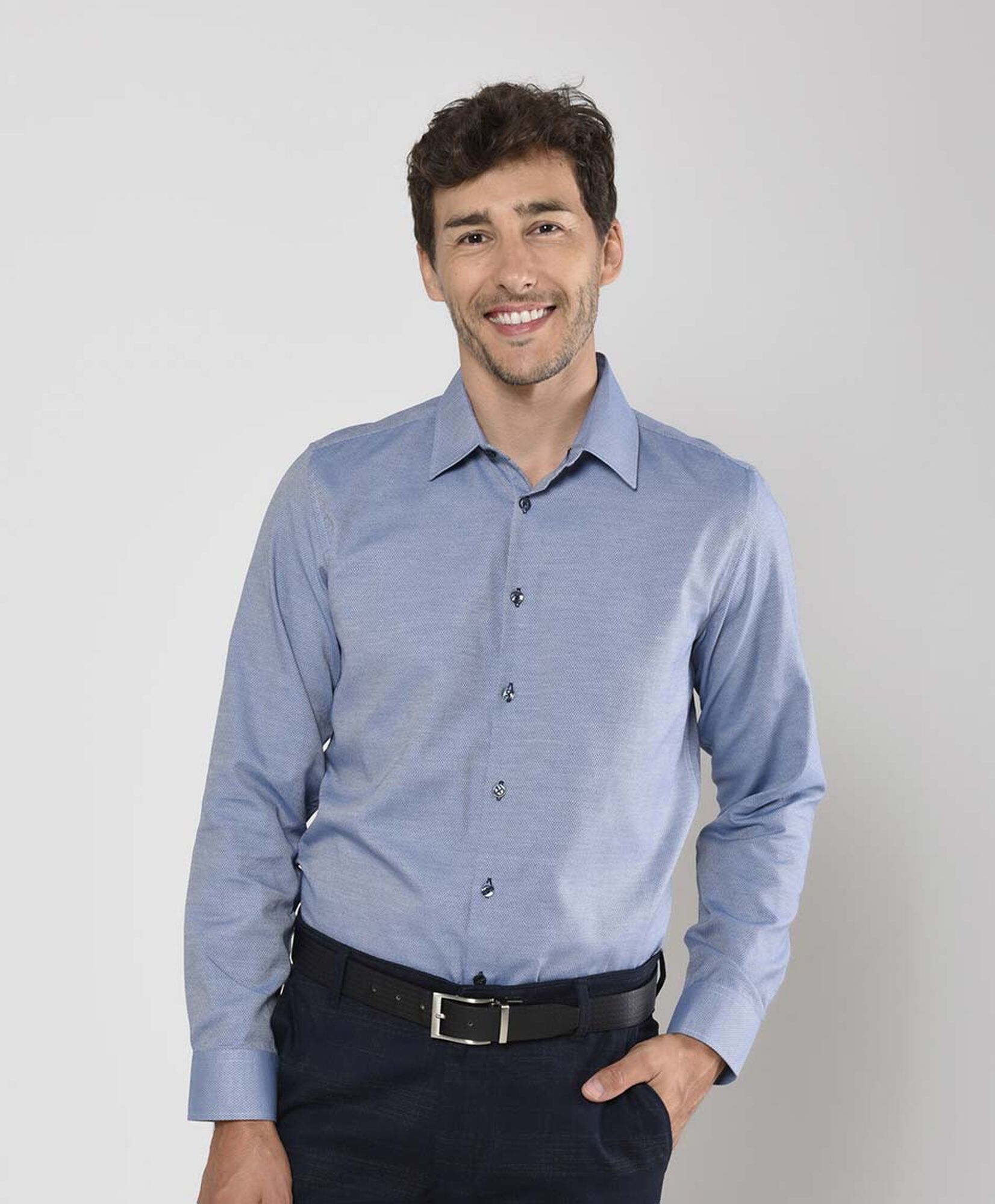 Camisa hombre mini rombos Camisa hombre mini rombos
