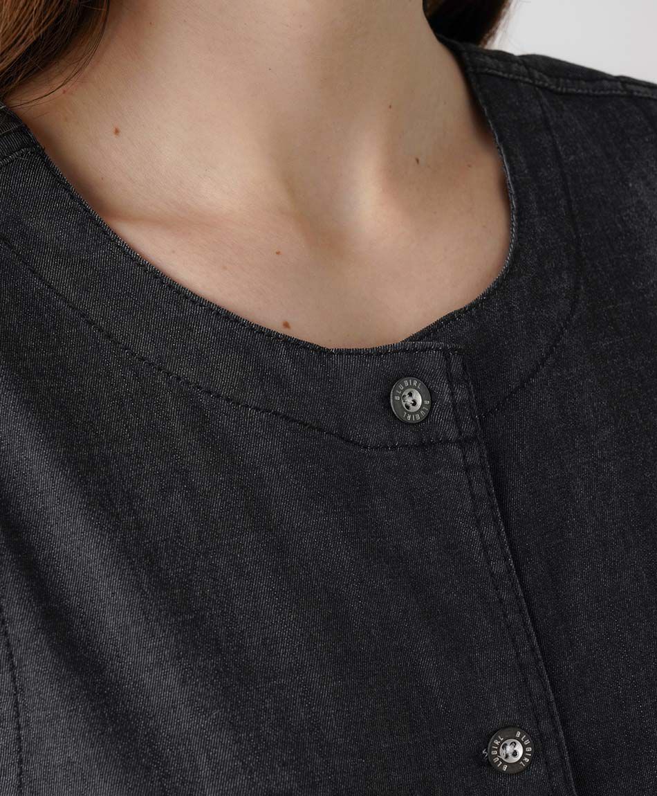 Vest mujer tencel entallado