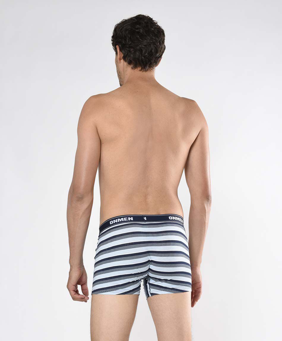 Pack 2 boxer hombre liso y l&iacute;neas