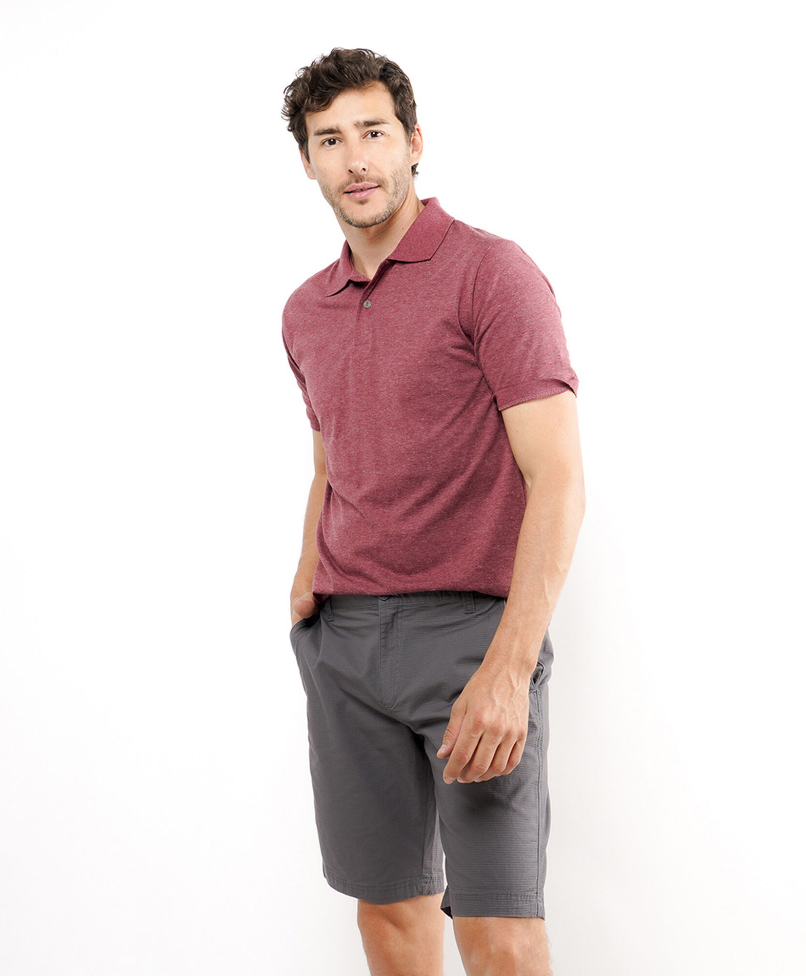 Short hombre casual diseño líneas Short hombre casual diseño líneas
