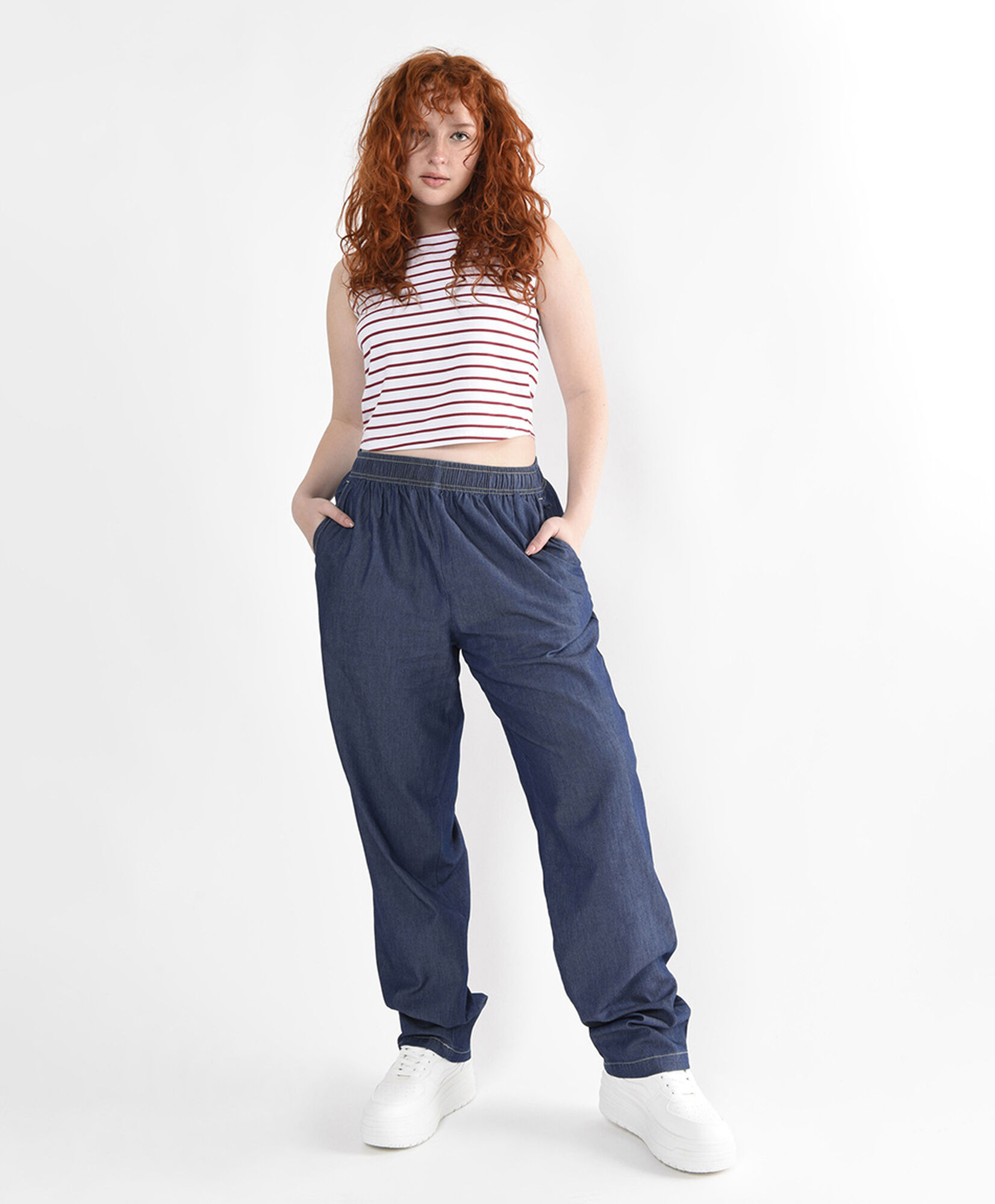 Pantalón mujer denim comfy Pantalón mujer denim comfy