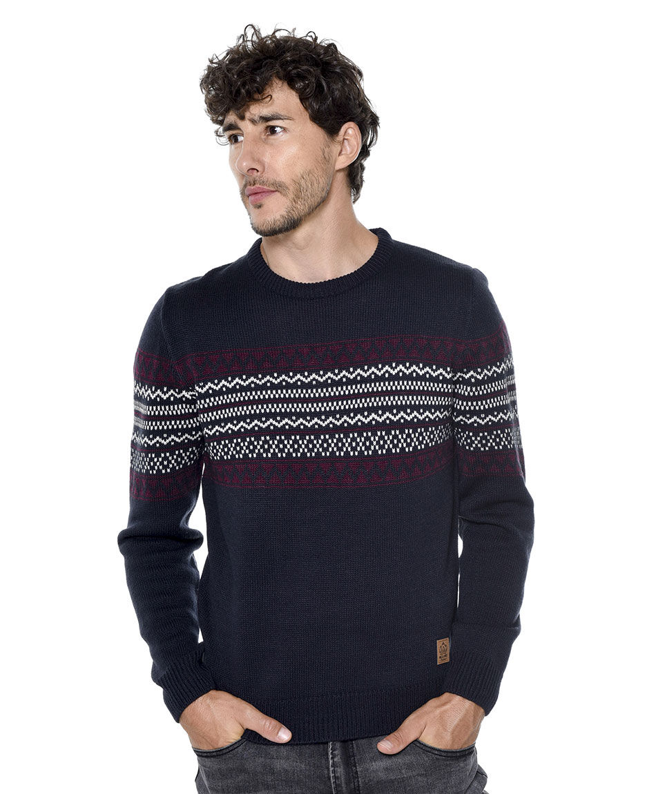 Sweater cuello redondo