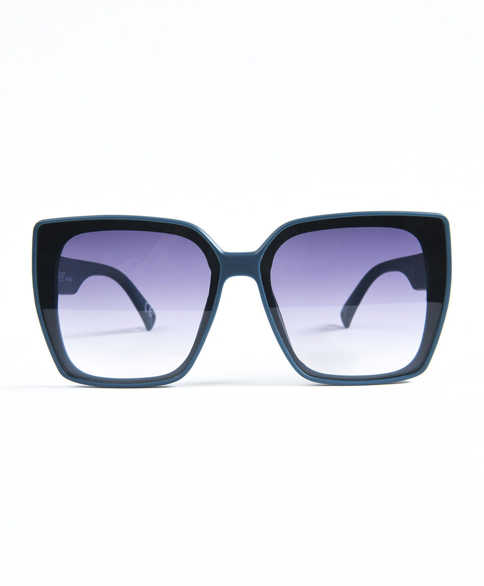 Lentes mujer cuadrados degrad&eacute; protecci&oacute;n uv