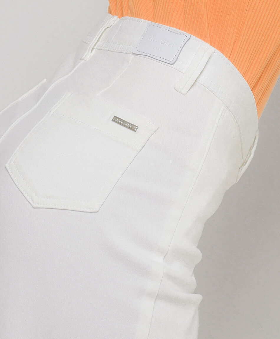 Jeans mujer blanco wide