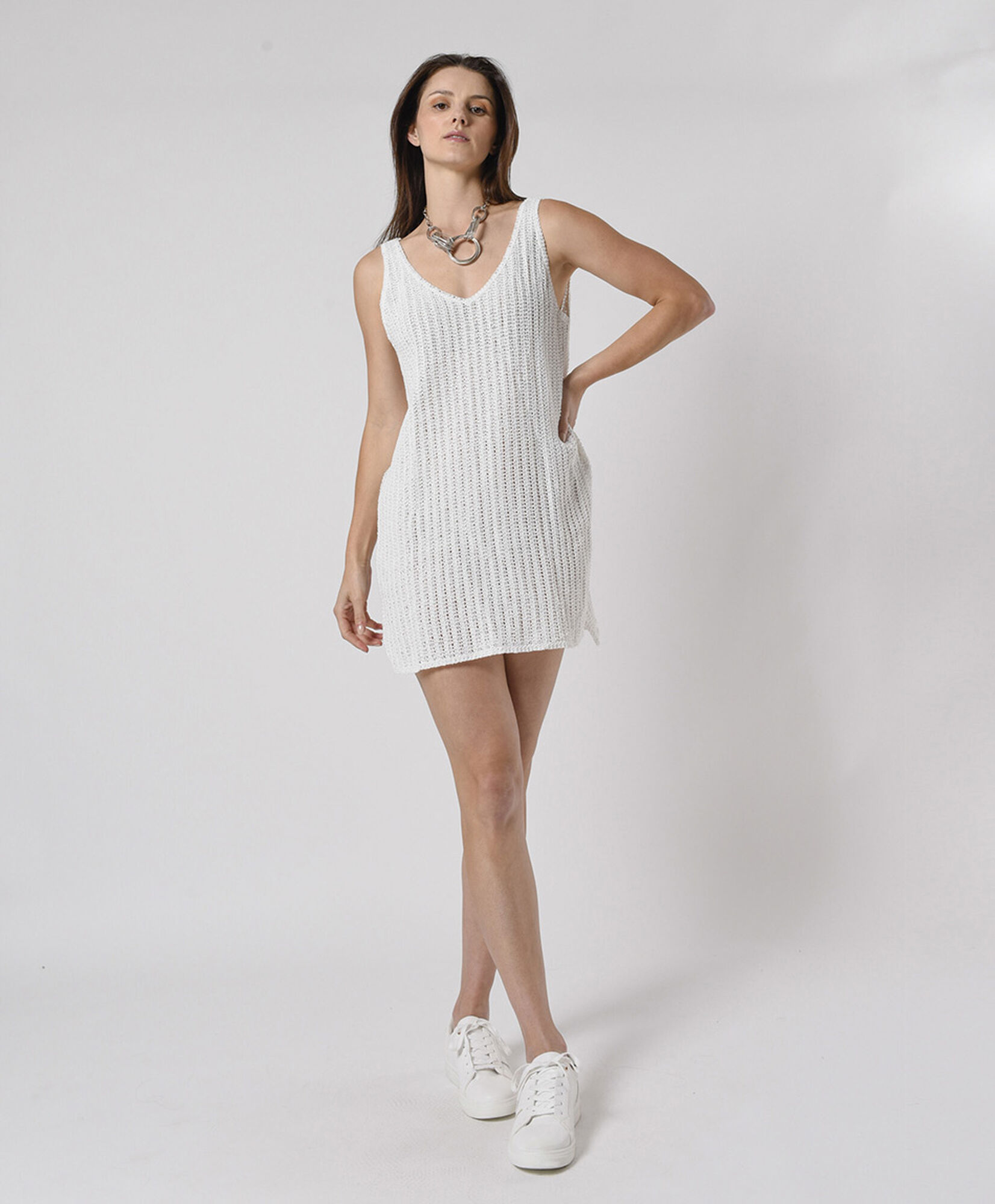 Vestido corto mujer tejido Vestido corto mujer tejido