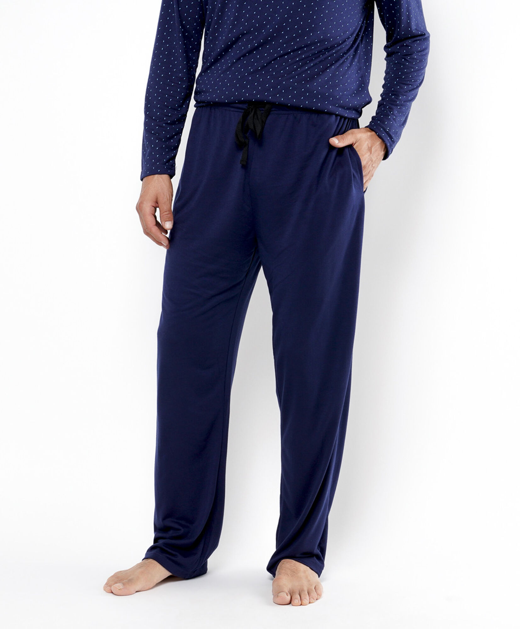 Pijama hombre azul puntos Pijama hombre azul puntos