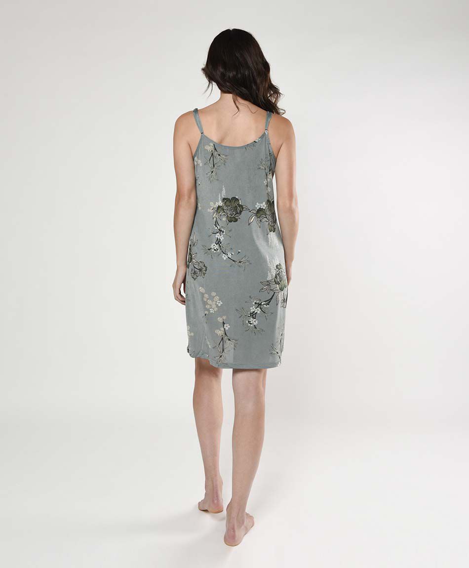 Camisola corta mujer floreada