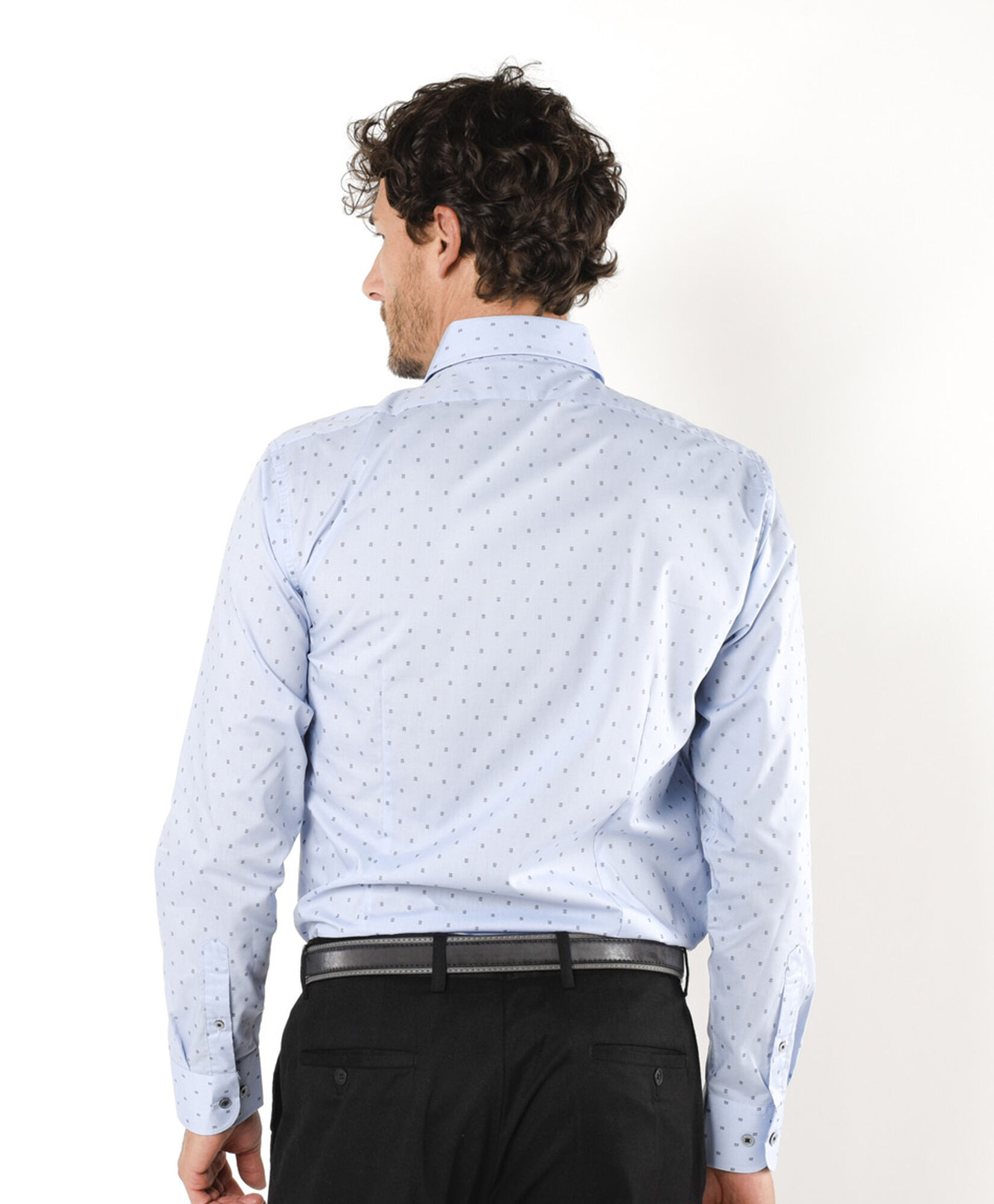 Camisa hombre mini puntos Camisa hombre mini puntos
