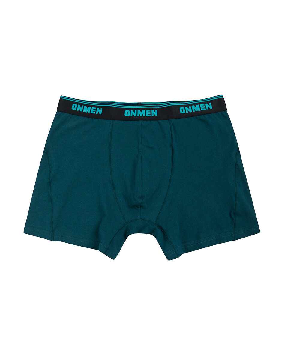 Pack 3 boxer hombre dise&ntilde;o verde