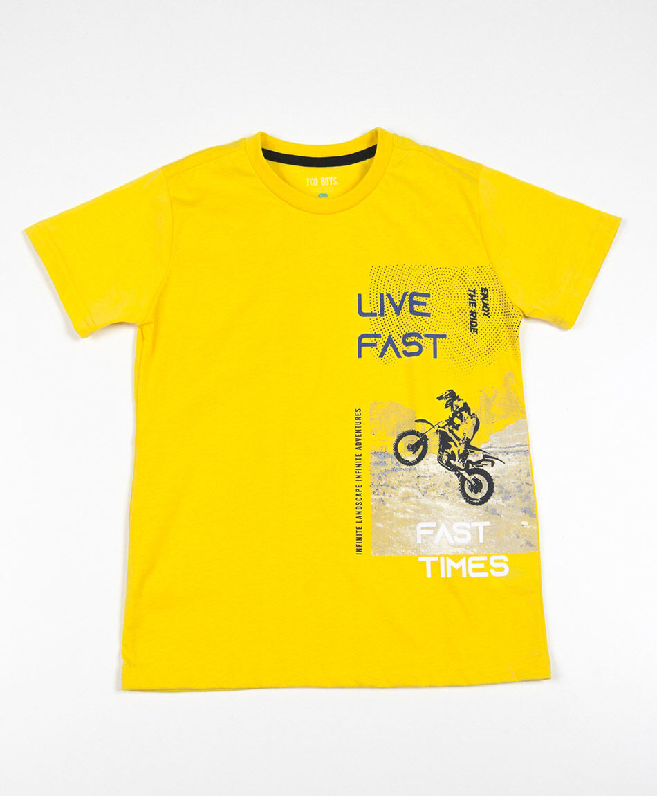 Polera niño live fast