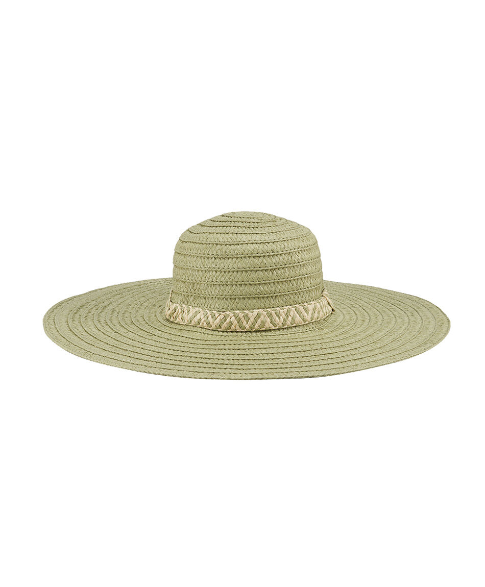 Sombrero mujer verde