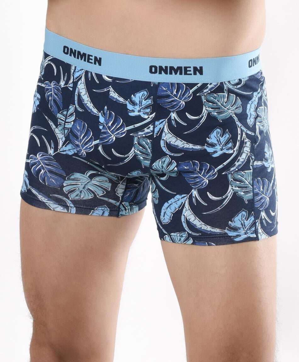 Pack 2 boxer hombre jaspeado hojas