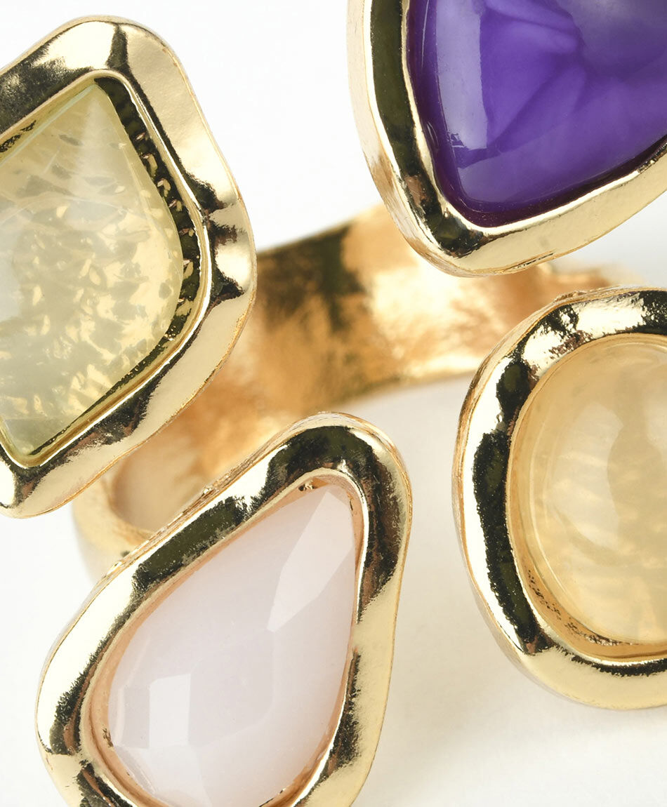 Anillo mujer cuatro piedras 1 pieza