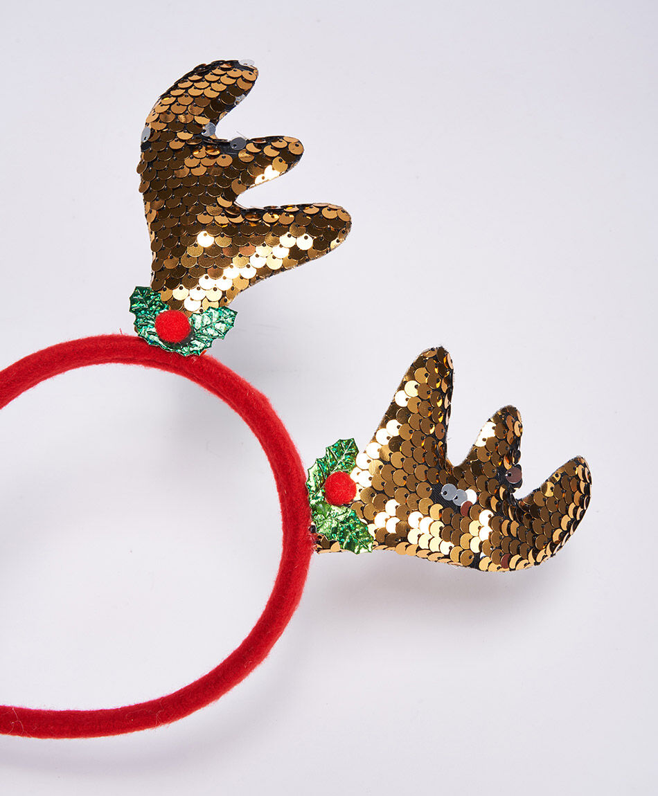 Cintillo navidad reno