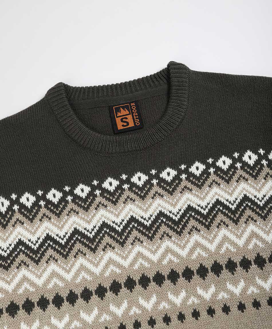 Sweater hombre tricolor nordic