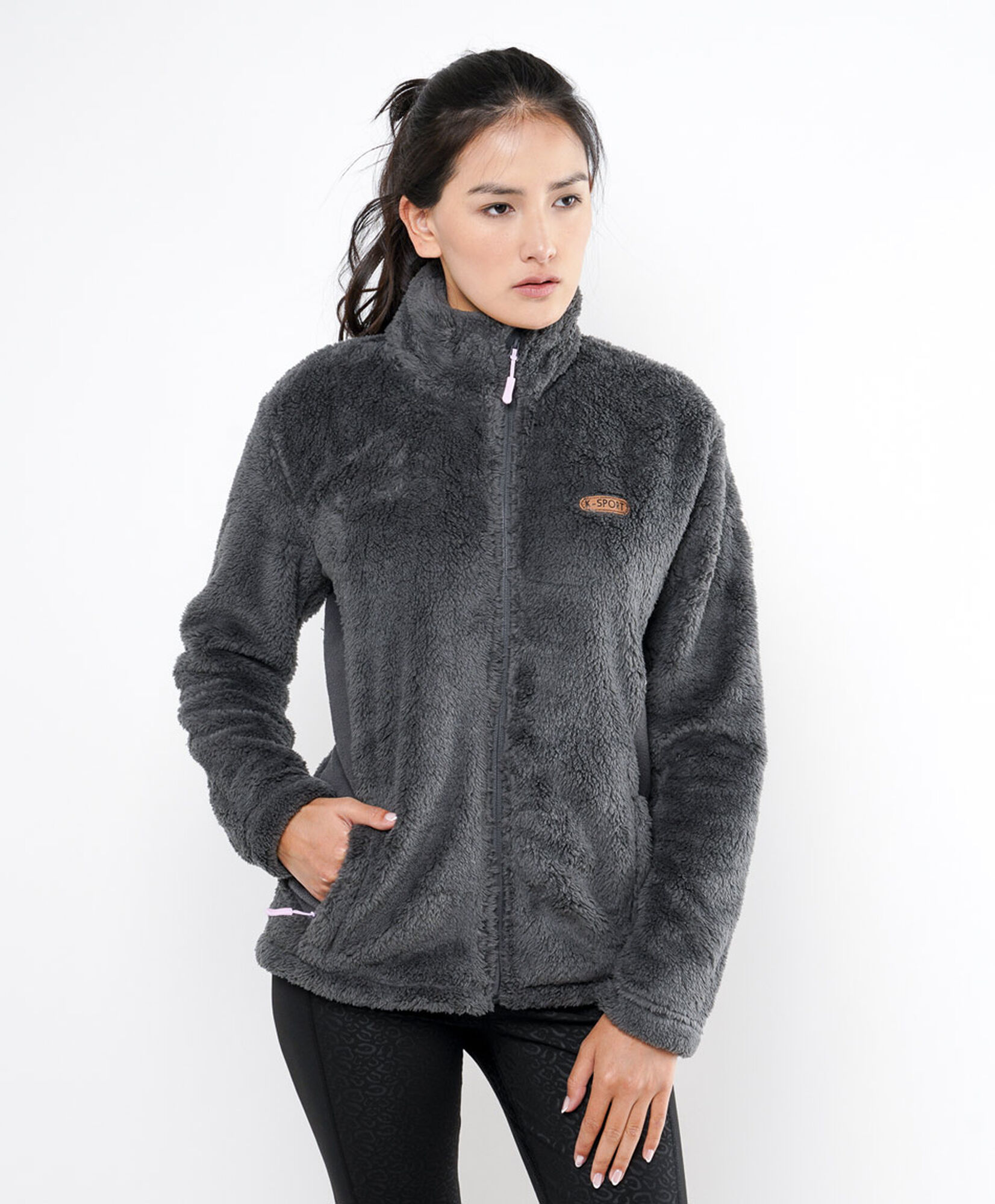 Polar deportivo mujer gris Polar deportivo mujer gris