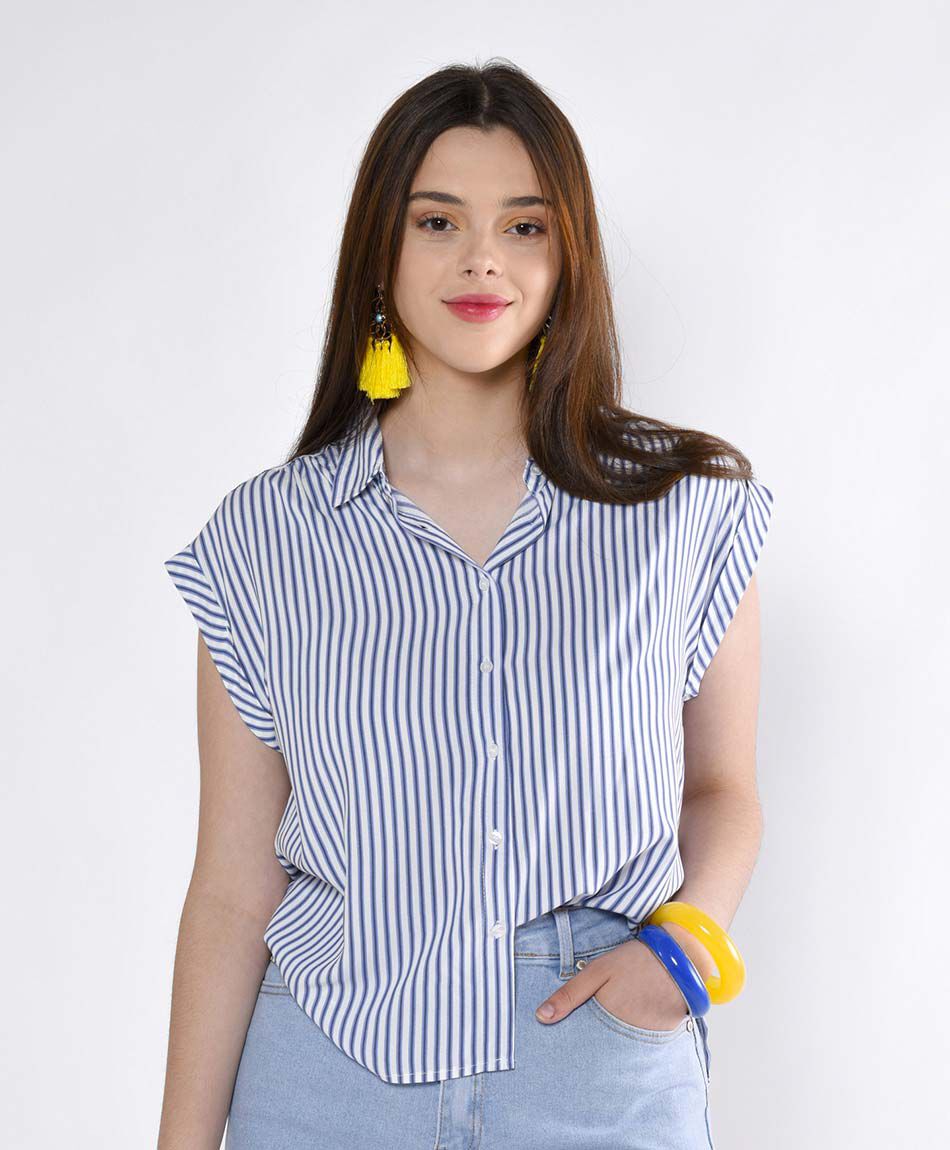 Blusa manga mini