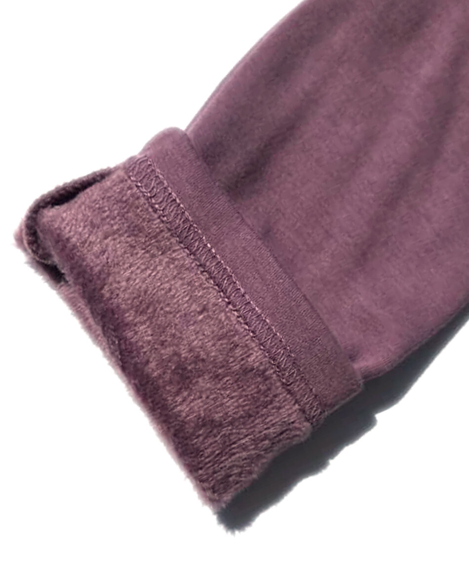 Leggins beb&eacute; forrada morada