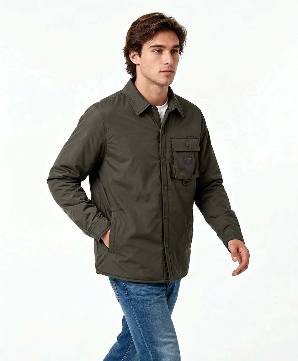 Chaqueta hombre urbana forrada